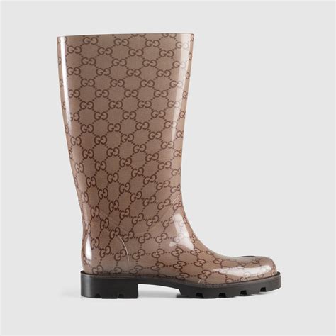 pink and black gucci rain boot|Gucci ankle boots on sale.